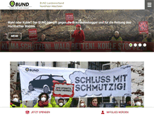 Tablet Screenshot of bund-nrw.de